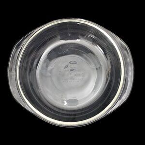 Pyrex Clear Glass Round Oven Roaster Mixing Bowl Casserole Baking Dish 9.5